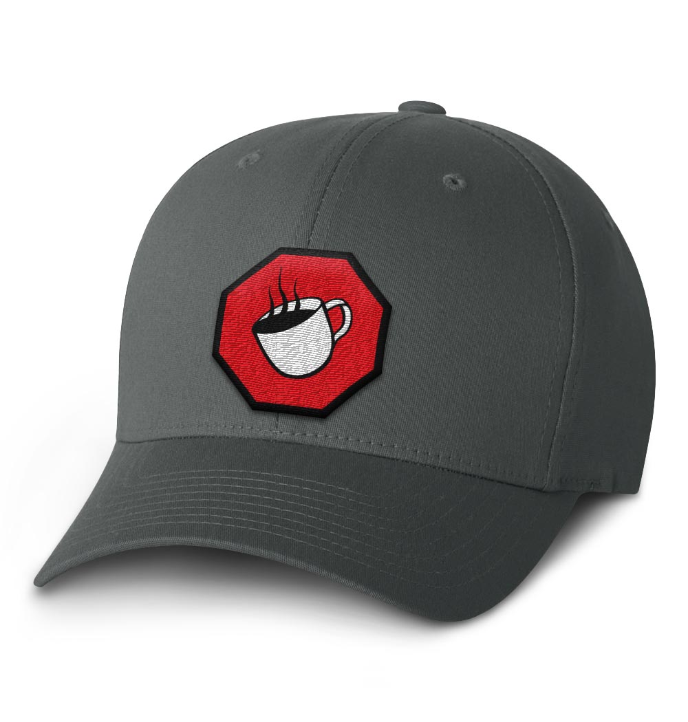 TSCS Flexfit Cap — Dark Grey with Logo