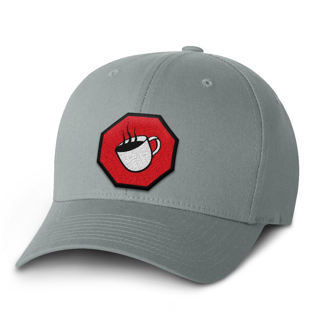 TSCS Flexfit Cap — Grey with Logo